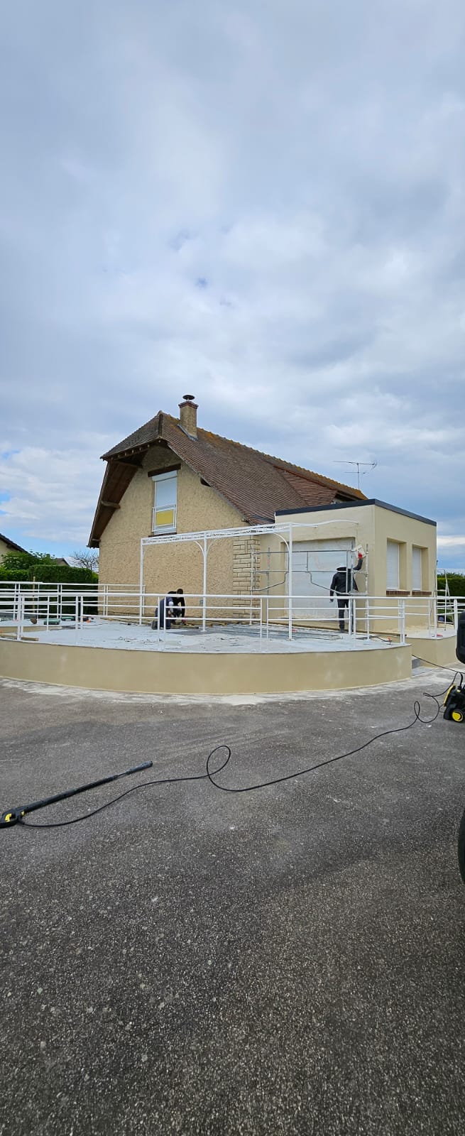 Enduit extension et soubassement